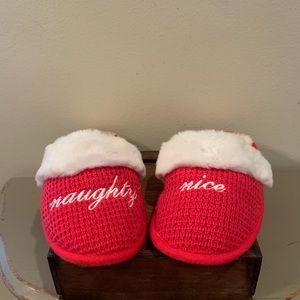 Victoria’s Secret Naughty Or Nice Slippers